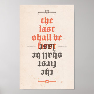 最後が先だ ポスター