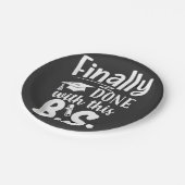 最後にこのBS卒業2025おもしろいで完了 ペーパープレート (アングル)