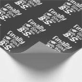 最後にこのBS卒業2025おもしろいで完了 ラッピングペーパー (角)
