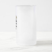 最後にもう一度。ビールと新郎の最高の友達! フロストグラスビールジョッキ (中央)