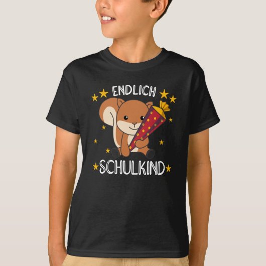 最後にスクールチャイルドリス学校バッグ学校 Tシャツ (正面)