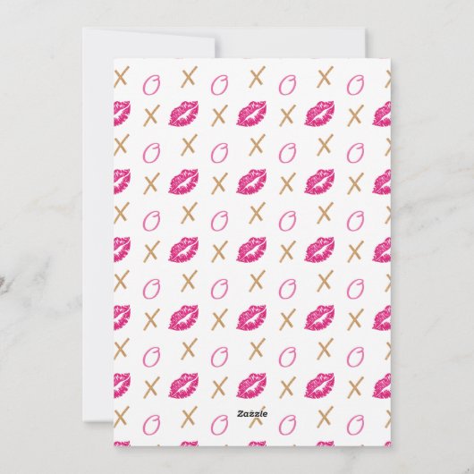 最後にハグ&キスおもしろいブライトクリスマス格言 シーズンカード (裏面)