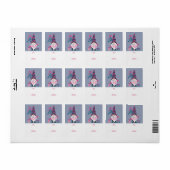 最後にハグ&キスおもしろいブライトクリスマス格言 ラベル (フルシート)