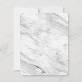 最後にパーティーシンプル文字ブラック&ホワイトミニマル セーブザデート (裏面)