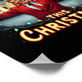 最後にホームthisクリスマストランプお祝いAppa ポスター (角)