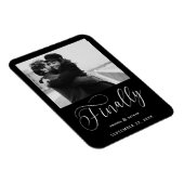 最後にミニマル結婚リストの写真日付を保存 マグネット (右側)