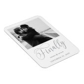 最後にミニマル結婚リストの写真日付を保存 マグネット (右側)