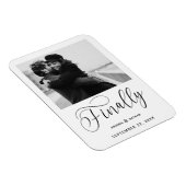 最後にミニマル結婚リストの写真日付を保存 マグネット (右側)