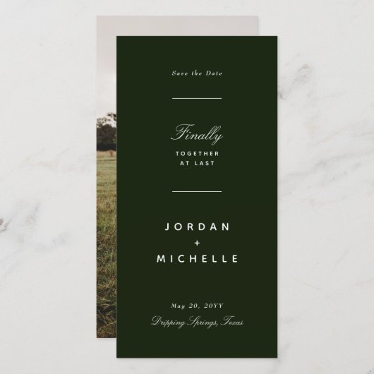 最後に一緒に セーブザデート (正面/裏面)