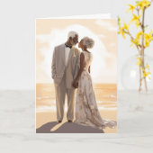 最後に一緒 カード (黄色い花)