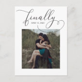 最後に写真の発表日を保存 案内ポストカード (正面)