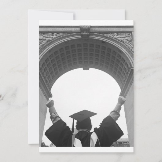 最後に卒業生! 招待状 (正面)