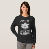 最後に博士号取得の学位 Tシャツ (正面フル)