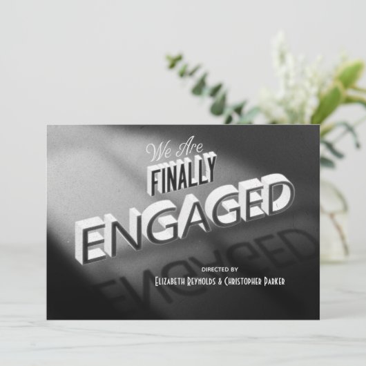 最後に婚約したムービー白黒日付を保存 (スタンド正面)