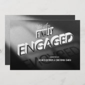 最後に婚約したムービー白黒日付を保存 (正面/裏面)