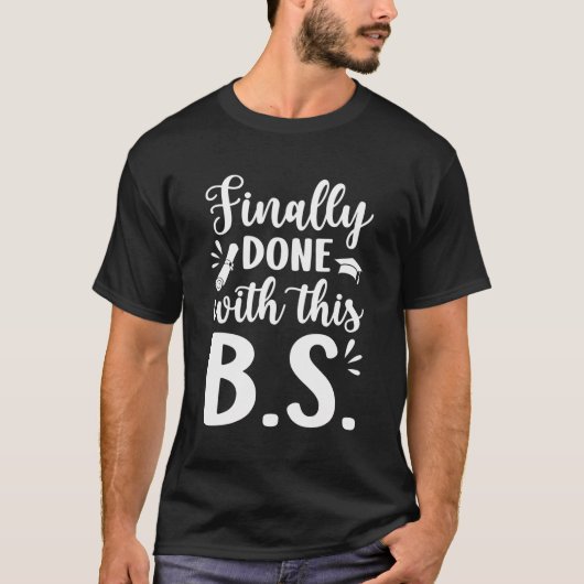 最後に学士卒の卒業式を終える Tシャツ (正面)
