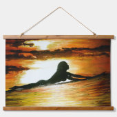 「最後に屋上サーファーの女の子を呼びにいこう。 吊り下げ型タペストリー (正面)