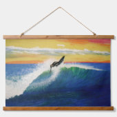 「最後に屋上サーファーの女の子を呼びにいこう。 吊り下げ型タペストリー (正面2)