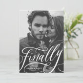 最後に延期されたCovid写真の日付を保存 招待状 (スタンド正面)