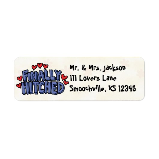 最後に引っ掛かった差出人住所ラベル ラベル (正面)