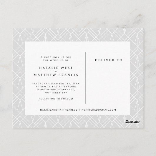 最後に日付の写真を保存 ポストカード (裏面)