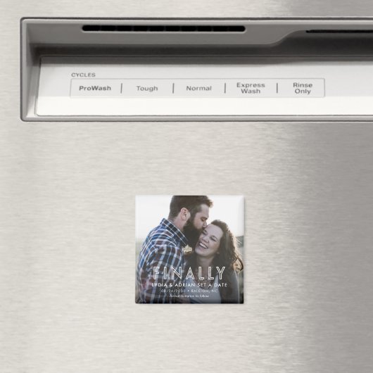 最後に日付の磁結婚石を保存 マグネット (インサイチュ (食洗機))