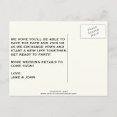 最後に日付はがきを保存 案内ポストカード (裏面)