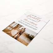 最後に日付スクリプトのフォトバラ金ゴールドを保存 箔招待状 (回転した状態)