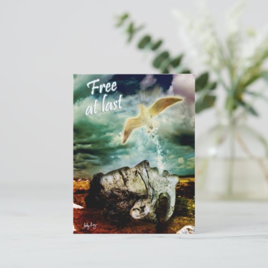 最後に無料 – はがき (スタンド正面)