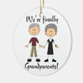 最後に祖父母 セラミックオーナメント (左)