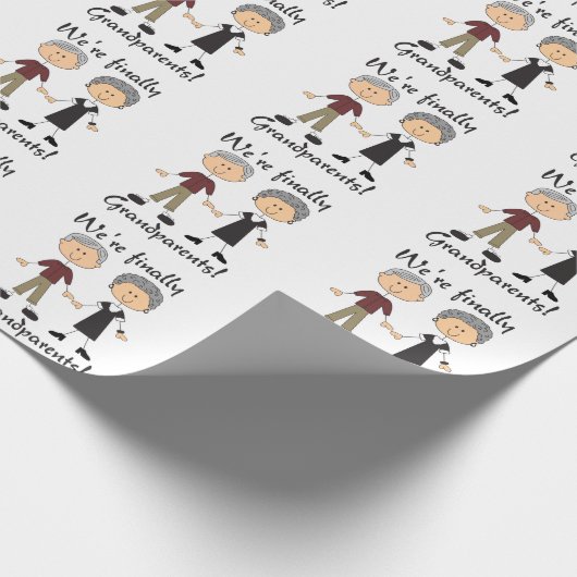 最後に祖父母 ラッピングペーパー (角)