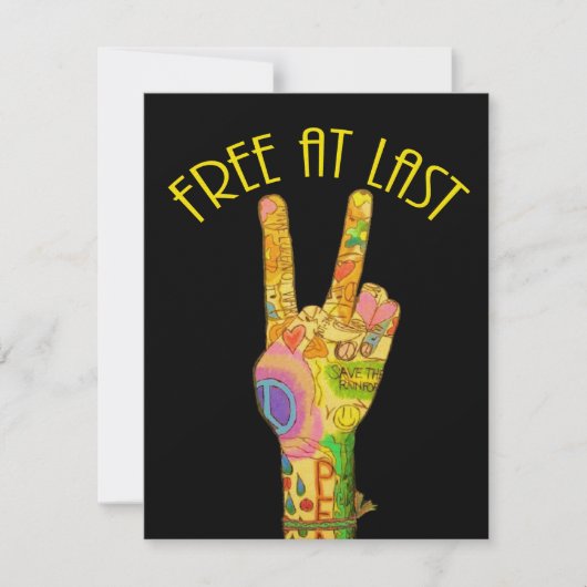 最後に空きパーティー 招待状 (正面)