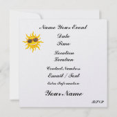 最後に空き 招待状 (裏面)