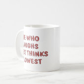 最後に笑う コーヒーマグカップ (正面左)