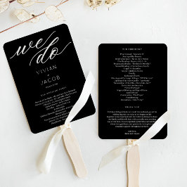 最後に編集可能カラー結婚式 プログラムファン ハンドファン