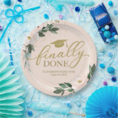 最後に行われたピンク赤面フローラ卒業パーティー ペーパープレート (パーティー)