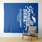 最後に行われたブルーエクセシションパーティーの背景 タペストリー (インサイチュ(横))