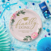 最後に行われたホットピンクフローラ卒業パーティー ペーパープレート (パーティー)