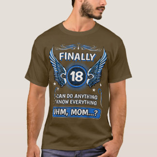 最後に18時間ママ18 Tシャツ
