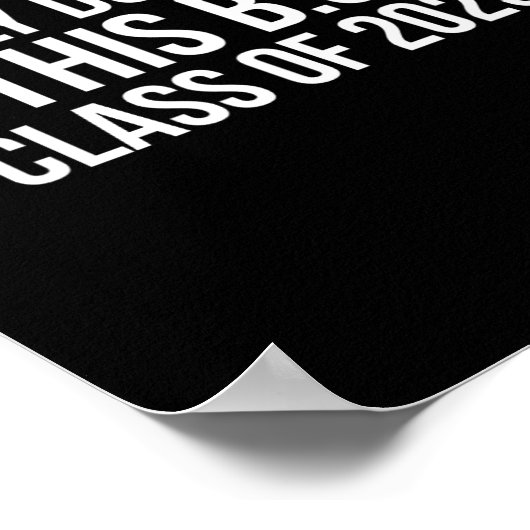 最後に2025のこのBs Clで完了 – 卒業 ポスター (角)