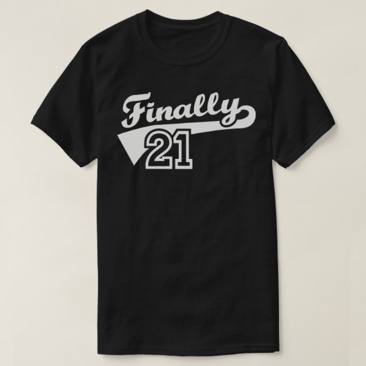最後に21年 Tシャツ (デザイン正面)