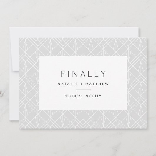 最後に、セーブ・ザ・デート案内 セーブザデート (正面)