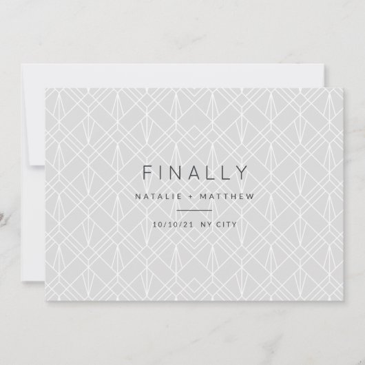 最後に、セーブ・ザ・デート案内 セーブザデート (正面)