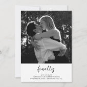 最後に |フォトシンプルセーブ・ザ・デート案内 セーブザデート (正面)