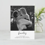 最後に |フォトシンプルセーブ・ザ・デート案内 セーブザデート (スタンド正面)