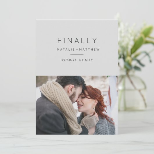 最後に、写真の発表日を保存する セーブザデート (スタンド正面)