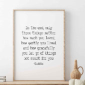 最後に、唯一の3つの問題は、仏引用文 ポスター