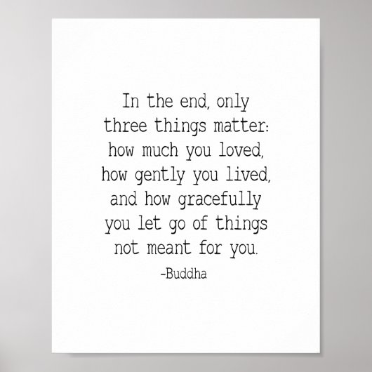 最後に、唯一の3つの問題は、仏引用文 ポスター (正面)