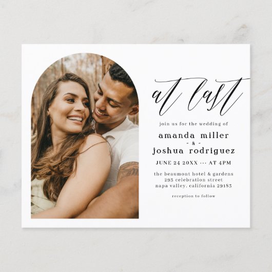 最後に | Budget エレガント Boho Arch Photo 結婚's (正面)