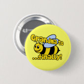 最後にBEEへおばあちゃん！ 缶バッジ (正面&裏面)